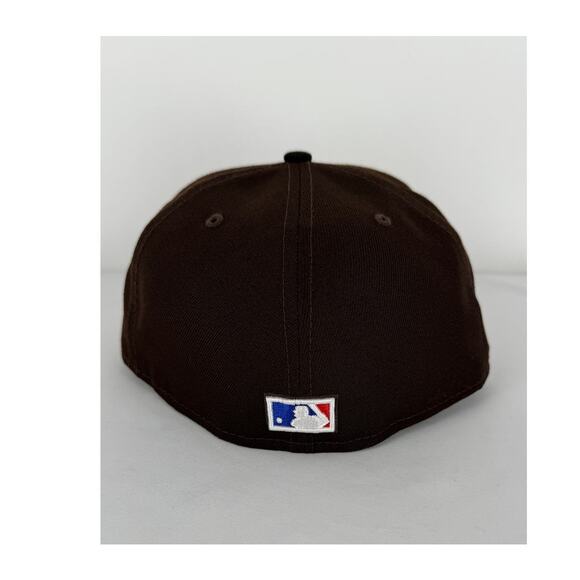 New Era X Billion Creation Mens 59FIFTY San Diego Padres Fitted Hat Brown 7 5/8 - Picture 10 of 14